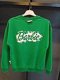 Sweatshirt Barbie Baskılı