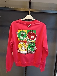 Sweatshirt  Simit Yaka Baskılı