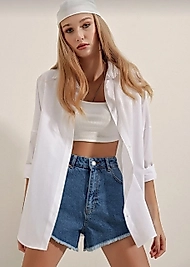 Owersize Basic Gömlek