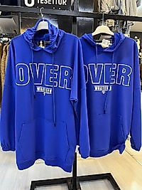 Kapşonlu Tunik Baskılı Penye