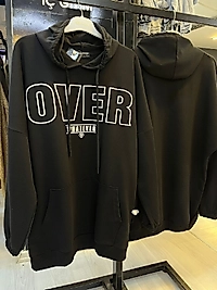 Kapşonlu Tunik Baskılı Penye