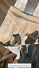 İçi Peluş Kilotlu Çorap