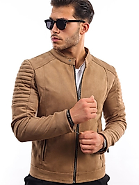 Erkek süet Mont Hakim Yaka