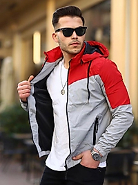 Erkek Mont Parçalı İki Renk