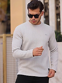 Erkek Sweatshirt Simit Yaka