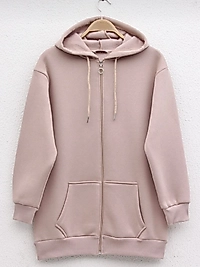 Kapşonlu Ceket  Şardonlu